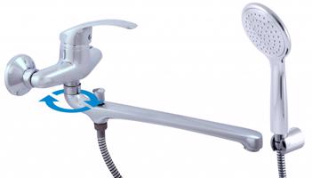 RAV Slezák MISSISSIPPI Vanová/Umyvadlová baterie, Chrom, 150 mm MS057.5/1