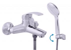 RAV Slezák MISSISSIPPI Vanový set s baterií, Chrom, 150 mm MS054.5/2