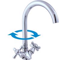 RAV Slezák MORAVA Dřezová baterie, Chrom, 1/2" MK120.5/4