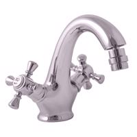 RAV Slezák MORAVA RETRO Bidetová baterie s výpustí, Chrom, 1/2" MK343.5