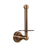 RAV Slezák MORAVA RETRO Koupelnový doplněk Držák toaletního papíru rezervní, Stará mosaz (Bronz) MKA0402SM MKA0402SM