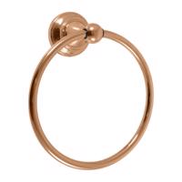 RAV Slezák MORAVA RETRO Koupelnový doplněk Kruh na ručníky, Zlatá lesklá MKA0104Z MKA0104Z