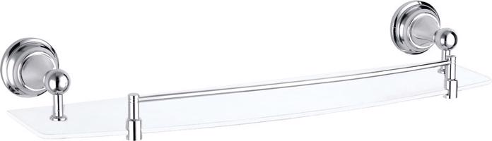RAV Slezák MORAVA RETRO Koupelnový doplněk Polička skleněná 500 mm, Chrom MKA0900/50 MKA0900/50