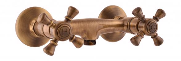 RAV Slezák MORAVA RETRO Sprchová baterie, Stará mosaz (Bronz), 150 mm MK380.5SM