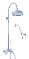 RAV Slezák MORAVA RETRO Sprchový systém s vodovodní baterií, Chrom, 150 mm MK381.5/3