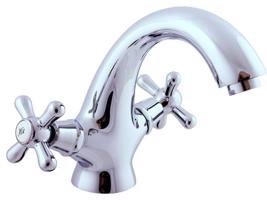 RAV Slezák MORAVA RETRO Umyvadlová baterie bez výpusti, Chrom, 1/2" MK128.5