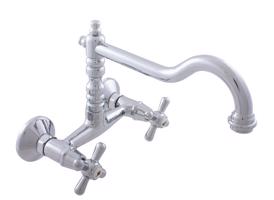 RAV Slezák MORAVA RETRO Umyvadlová/dřezová baterie, Chrom, 150 mm MK102.5/28