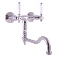 RAV Slezák MORAVA RETRO Umyvadlová/dřezová baterie, Chrom, 150 mm MK501.5/29