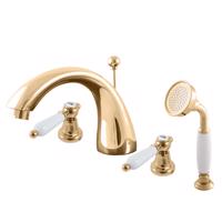 RAV Slezák MORAVA RETRO Vanová baterie 4-otvorová, Chrom, 1/2" MK569.5S