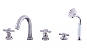 RAV Slezák MORAVA RETRO Vanová baterie 5-otvorová, Chrom, 1/2" MK162.5P