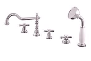 RAV Slezák MORAVA RETRO Vanová baterie 5-otvorová, Chrom, 1/2" MK164.5P