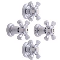 RAV Slezák MORAVA RETRO Vanová/Sprchová baterie podomítková 2-cestná s tělesem, Chrom MK386K