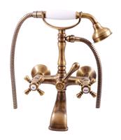 RAV Slezák MORAVA RETRO Vanový set s baterií, Stará mosaz (Bronz) MK360.5/2SM MK360.5/2SM