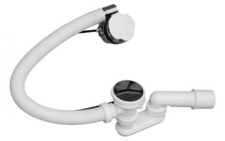 RAV Slezák Napouštění vany přepadem s automatickým otvíráním velká zátka, Chrom NP0002/570 NP0002/570