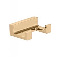 RAV Slezák NIL Koupelnový doplněk Věšáček dvojitý Koupelnový doplněk, Zlatá lesklá NLA0102Z NLA0102Z