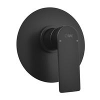 RAV Slezák NIL Sprchová baterie podomítková 1-cestná s tělesem, Černá matná NL183LCMAT NL183LCMAT