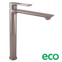 RAV Slezák NIL Umyvadlová vysoká baterie bez výpusti, Metal Grey lesklá, 1/2" NL230.5MGL