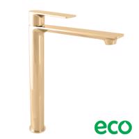 RAV Slezák NIL Umyvadlová vysoká baterie bez výpusti, Zlatá lesklá, 1/2" NL130.5Z