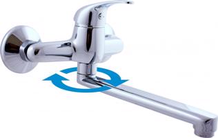 RAV Slezák SÁZAVA Umyvadlová/dřezová baterie, Chrom, 150 mm, SA001.5/23