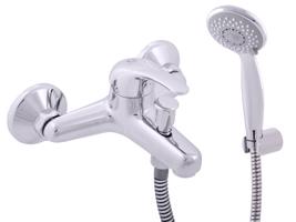 RAV Slezák SÁZAVA Vanový set s baterií, Chrom, 150 mm, SA054.5/1