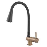 RAV Slezák SEINA Dřezová baterie s flexibilním ramínkem, Stará mosaz (Bronz), 1/2" SE908.5/13SM