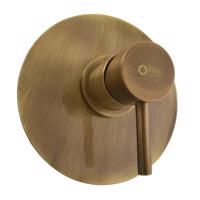 RAV Slezák SEINA Sprchová baterie podomítková 1-cestná s tělesem, Stará mosaz (Bronz) SE983LSM SE983LSM