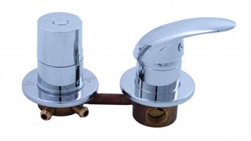 RAV Slezák Sprchová baterie 4-otvorová do boxu, Chrom X482 X482