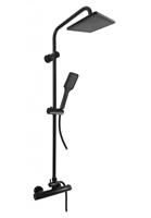 RAV Slezák TERMOSTATICKÁ Sprchový systém s termostatickou baterií, Černá matná TRM81.5/7-51CMAT TRM81.5/7-51CMAT