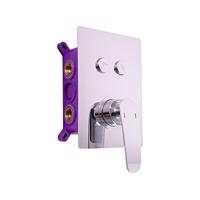 RAV Slezák TIGRIS Vanová/Sprchová baterie podomítková baterie 2-cestná s tělesem a s boxem, Chrom TG186BOX TG186BOX