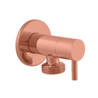 RAV Slezák Ventil rohový pračkový 1/2"x 3/8", Zlatá Růžová kartáčovaná RV0234ZRK RV0234ZRK