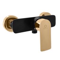 RAV Slezák VLTAVA Sprchová baterie, Černá matná/Zlatá VT581.5CMATZ VT581.5CMATZ