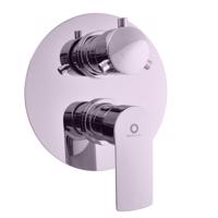 RAV Slezák VLTAVA Vanová/Sprchová baterie podomítková 2-cestná s tělesem, Chrom VT486K VT486K