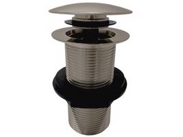 RAV Slezák Výpusť umyvadlová 5/4'' bez přepadu neuzavíratelná zátka, Metal Grey lesklá MD0799MGL MD0799MGL