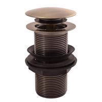 RAV Slezák Výpusť umyvadlová CLICK-CLACK 5/4'' bez přepadu, Stará mosaz (Bronz) MD0798SM MD0798SM