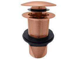 RAV Slezák Výpusť umyvadlová CLICK-CLACK 5/4'' bez přepadu, Zlatá Růžová lesklá MD0798ZRL MD0798ZRL