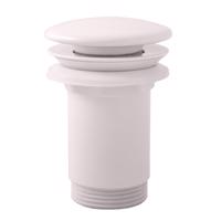 RAV Slezák Výpusť umyvadlová CLICK-CLACK 5/4 s keramickou zátkou, Bílá lesklá MD0485B MD0485B