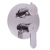 RAV Slezák ZAMBEZI Vanová/Sprchová baterie podomítková 2-cestná s tělesem, Chrom ZA086K ZA086K