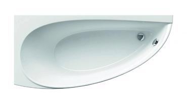 RAVAK Avocado Asymetrická vana 150 L, 150x75 cm, levá, bílá CT01000000