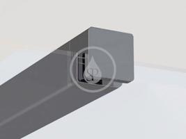 RAVAK Walk-In Vzpěra W SET-80 Wall/Corner, černá GWD010003017