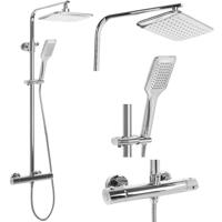 REA Sprchový set s baterií 150mm Tom chrom z termostatem REA-P7100