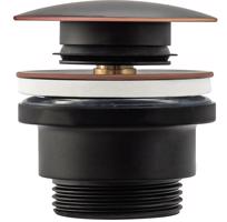 REA Umyvadlová výpusť click-clack černozlatá REA-A5218