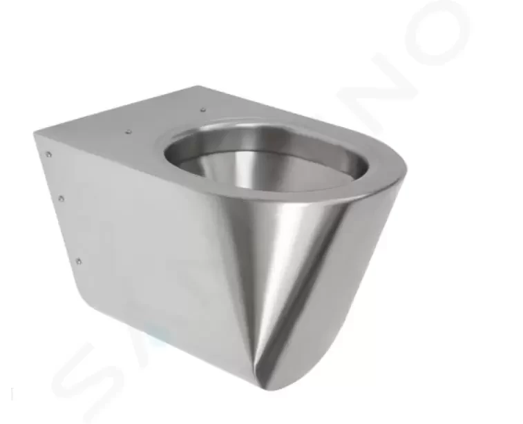 SANELA Nerezová WC Závěsné WC, antivandal, nerez SLWN 04