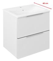 SAPHO CIRASA umyvadlová skříňka 48x54x39cm, bílá lesk CR492-3030