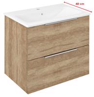 SAPHO CIRASA umyvadlová skříňka 58x54x39cm, dub alabama CR592-2222