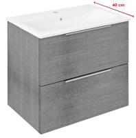 SAPHO CIRASA umyvadlová skříňka 58x54x39cm, dub stříbrný CR592-1111