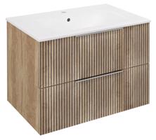 SAPHO CIRASA umyvadlová skříňka 69,8x52x46cm, dub Alabama strip CR701-2322