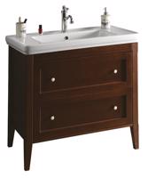 SAPHO CROSS umyvadlová skříňka 85x81x47cm, 2x zásuvka, buk CR391