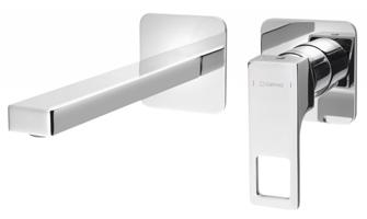 SAPHO FORATA podomítková umyvadlová baterie, délka hubice 18,5cm, chrom FT018