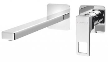 SAPHO FORATA podomítková umyvadlová baterie, délka hubice 21,5cm, chrom FT118