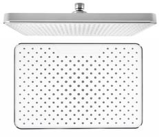 SAPHO Hlavová sprcha, 205x305, silikon trysky, ABS/chrom/bílá SK152